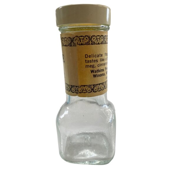 Vintage Watkins Allspice Glass Bottle 1.5 Oz With Lid - Picture 2 of 9